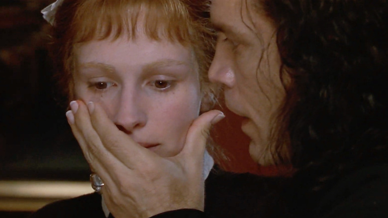 John Malkovich as Mr. Hyde attempts to seduce Julia Roberts as Mary in Mary Reilly