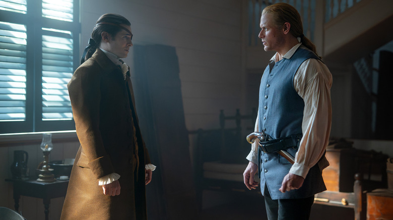Lord John and Jamie in Outlander