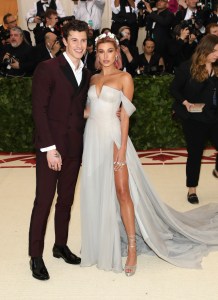 Shawn Mendes and Hailey Baldwin (Photo by Amy Sussman/WWD/Penske Media via Getty Images)