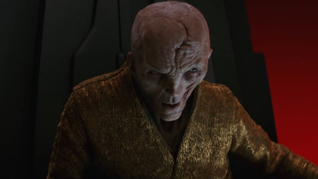 Andy Serkis didn't really know who Snoke was while filmingStar Wars