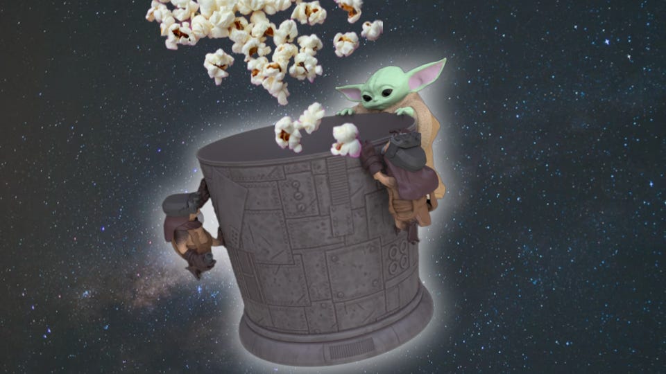 The Mandalorian & Grogu Popcorn Bucket Comes With a Free Movie Ticket