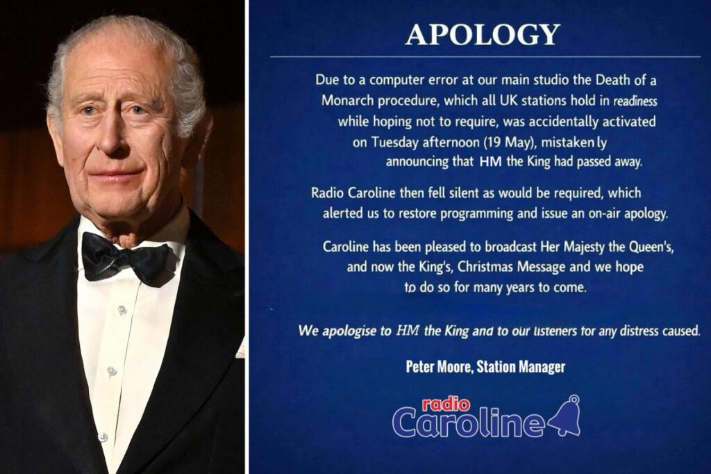 King Charles’ death falsely announced by UK radio station in on-air blunder King Charles' death falsely announced by UK radio station in on-air blunder