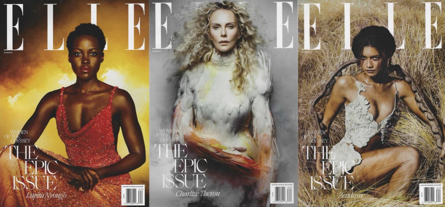 The Women of Christopher Nolan’s’ ‘The Odyssey’ covers ELLE’s “The Epic Issue”