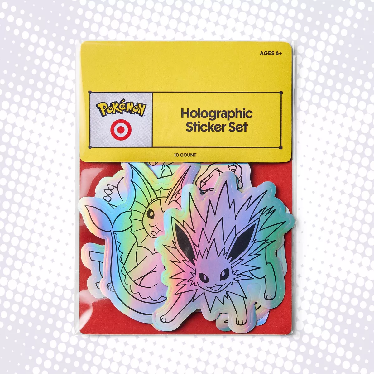 10ct Holographic Sticker Set - Poku0026#233;mon X Target