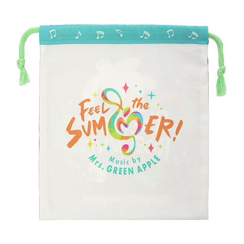 Back of Drawstring Pouch.
