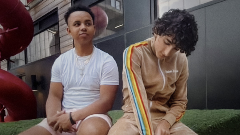 Davion and Dominic in an archival photo together in The Crash