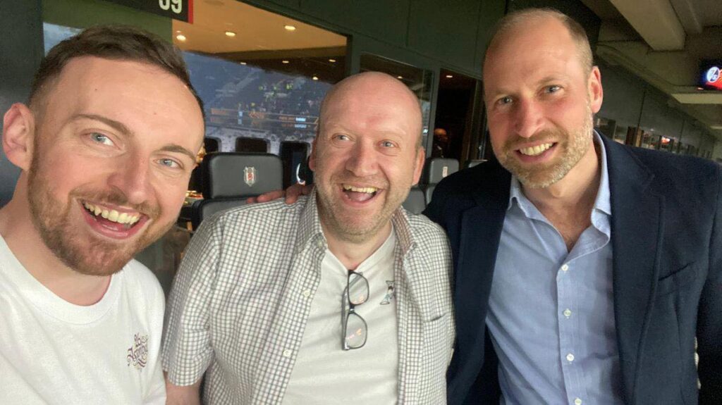 "Come on, have a chat" - My surreal encounter with Prince William as Aston Villa conquered Europe