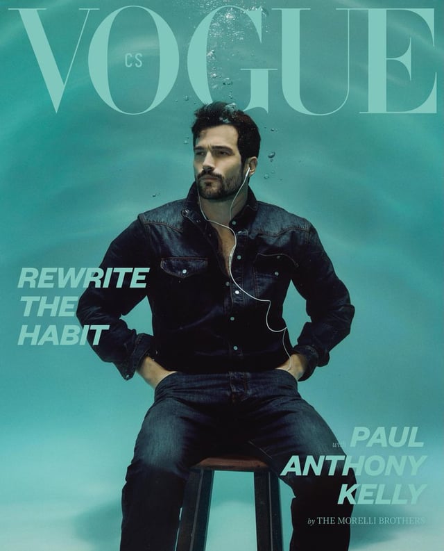 Paul Anthony Kelly photographed by the Morelli Brothers for June Issue of Vogue Czechoslovakia