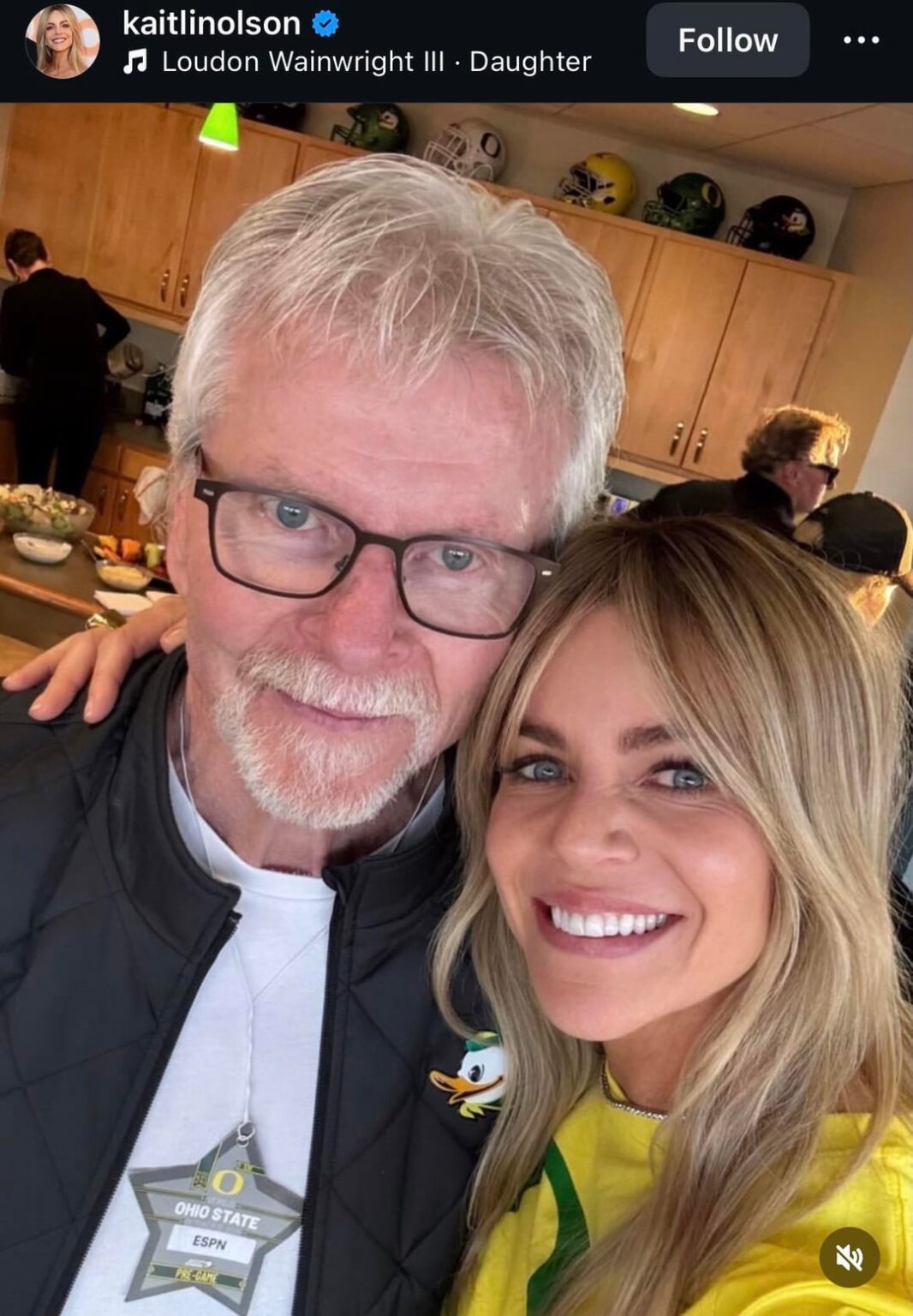Kaitlin Olson is mourning the death of her dad Donald in a touching social media tribute