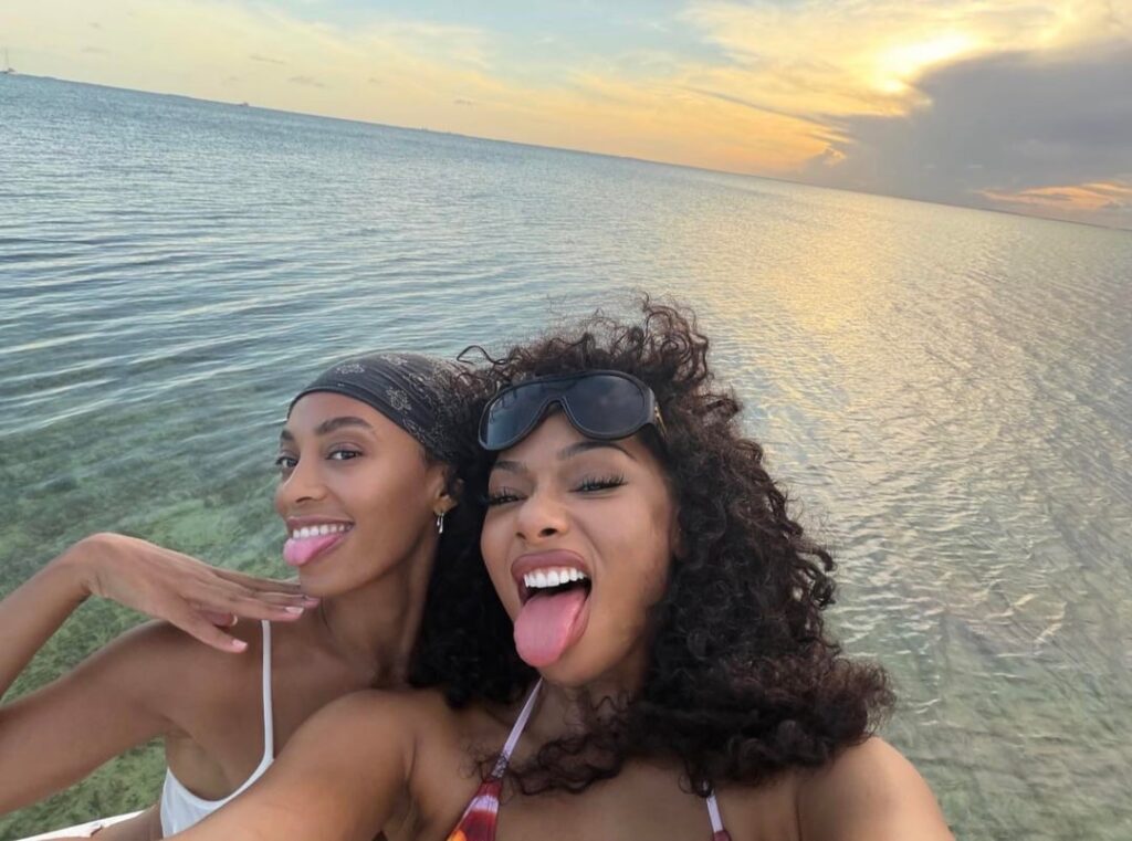 Megan Thee Stallion shares new photo of her and Solange having fun and looking amazing!