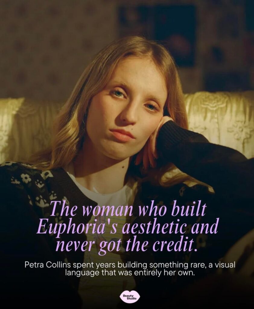 The woman who built Euphoria’s aesthetic and never got the credit. Petra Collins built the world. She did the casting. And then HBO told her she was too young - and made the show anyway, with everything she had created.