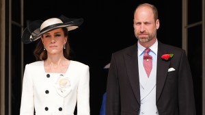 LONDON, ENGLAND - MAY 8: (Left to right) Sophie, Duchess of Edinburgh, Catherine, Princess of Wales, Prince William, Prince of Wales and Prince Edward, Duke of Edinburgh, during a Royal Garden Party at Buckingham Palace on May 8, 2026 in London, England.