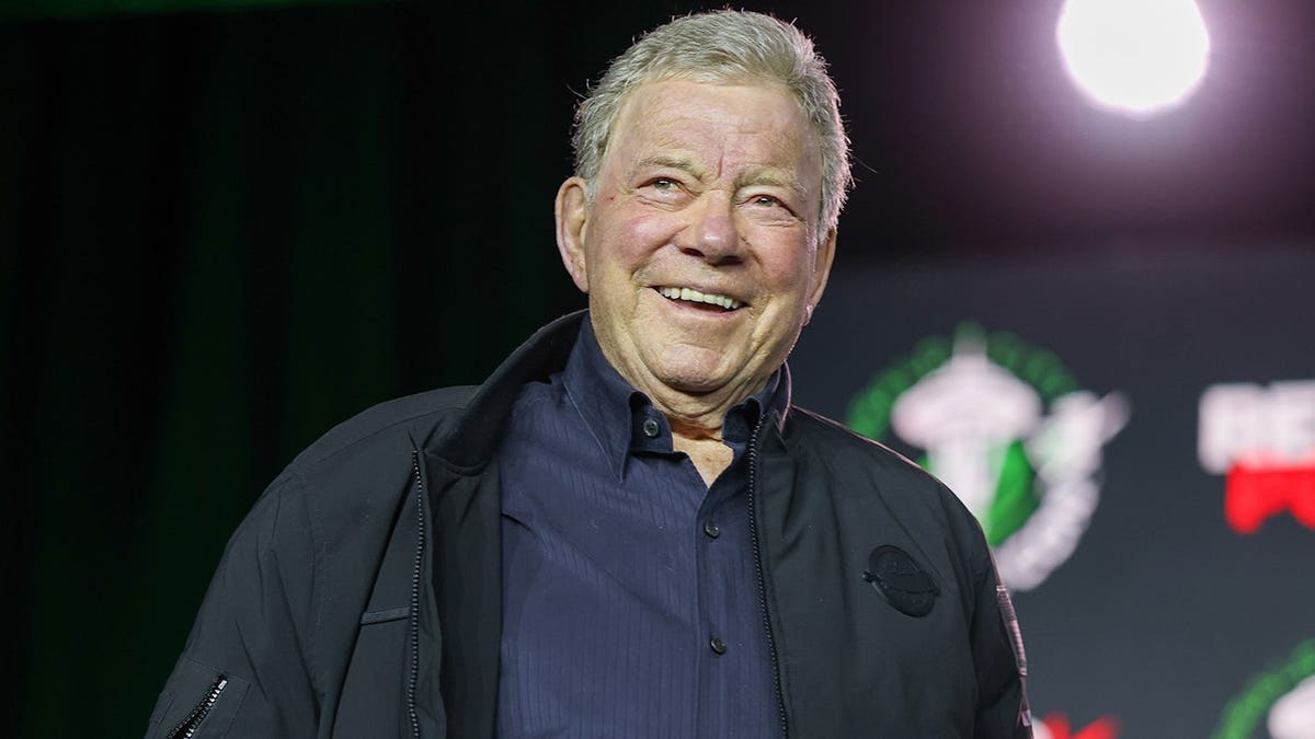 William Shatner speaking at a panel at Emerald City Comic Con in Seattle in March 2026.