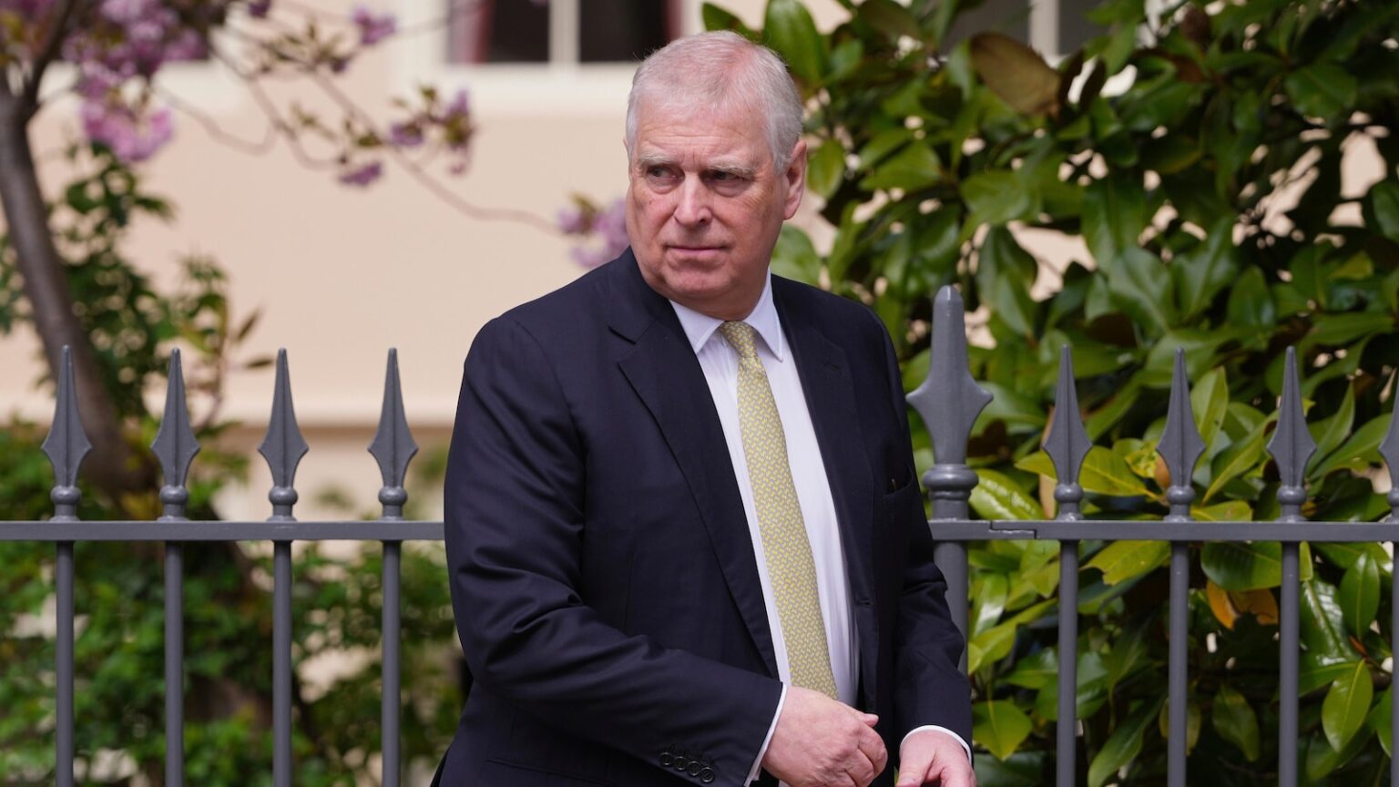 Man charged with harassing former Prince Andrew near his home