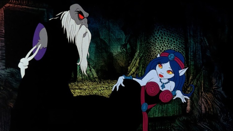 Blackwolf and Elinore, making plans in Wizards