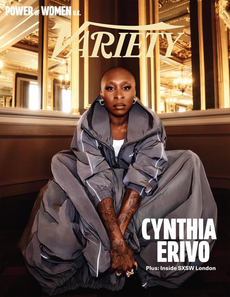Cynthia Erivo for Variety; Photography by Zoe McConnell