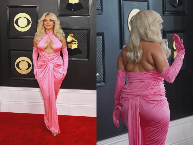 Bebe Rexha Wore Custom Moschino to the 65th Annual Grammy Awards on February 5, 2023 [2560 x 1920]