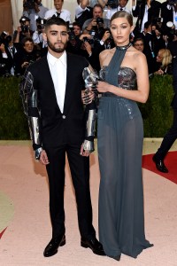 Zayn Malik, Gigi Hadid (Photo by Michael Buckner/WWD/Penske Media via Getty Images)