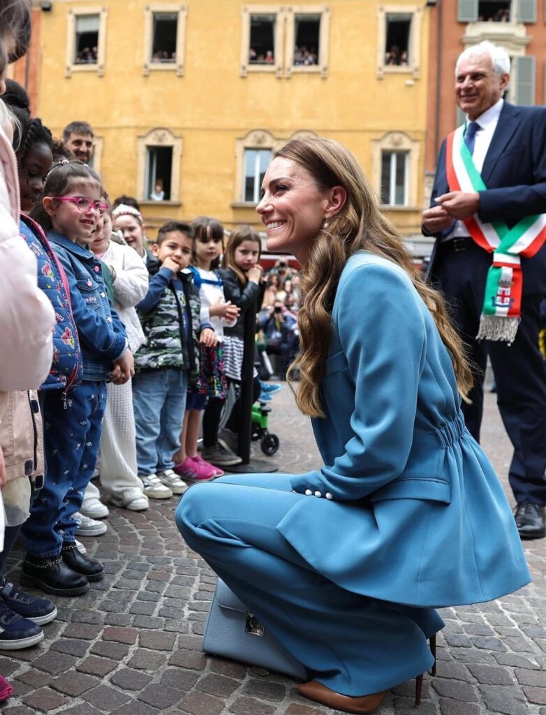 Princess of Wales arrives at Reggio Emilia, Italy