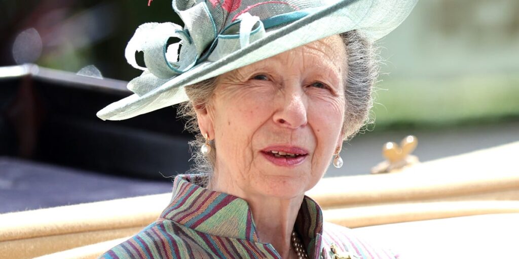 Princess Anne Wears a Bold Abstract Outfit to the First Day of Royal Ascot 2026