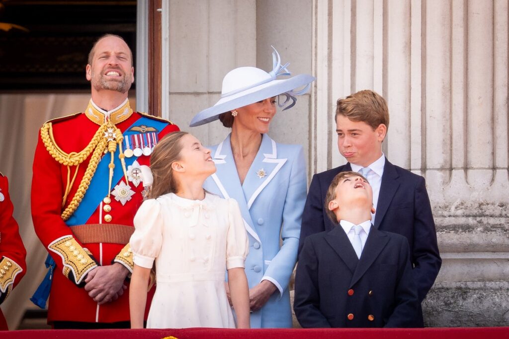 Prince Louis steals the show again at Red Arrows flypast for Trooping the Colour Prince Louis steals the show again at Red Arrows flypast for Trooping the Colour