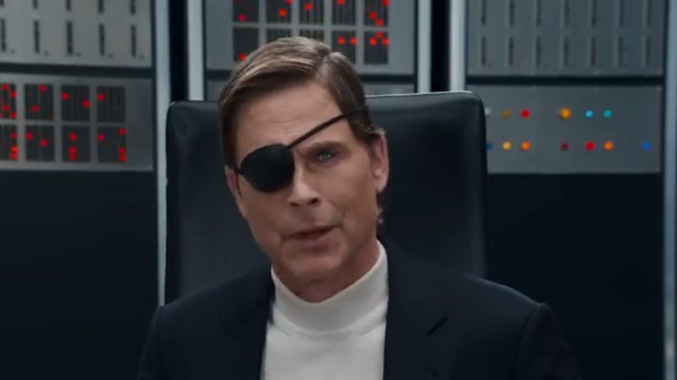 rob lowe, austin powers menace mobile advert