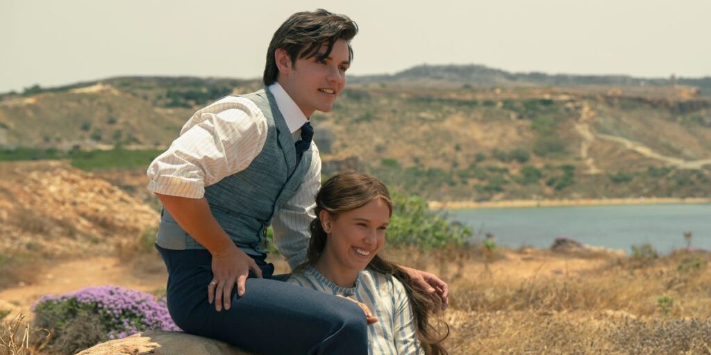 Exclusive: Millie Bobby Brown and Louis Partridge aren't ready for Enola Holmes to end yet
