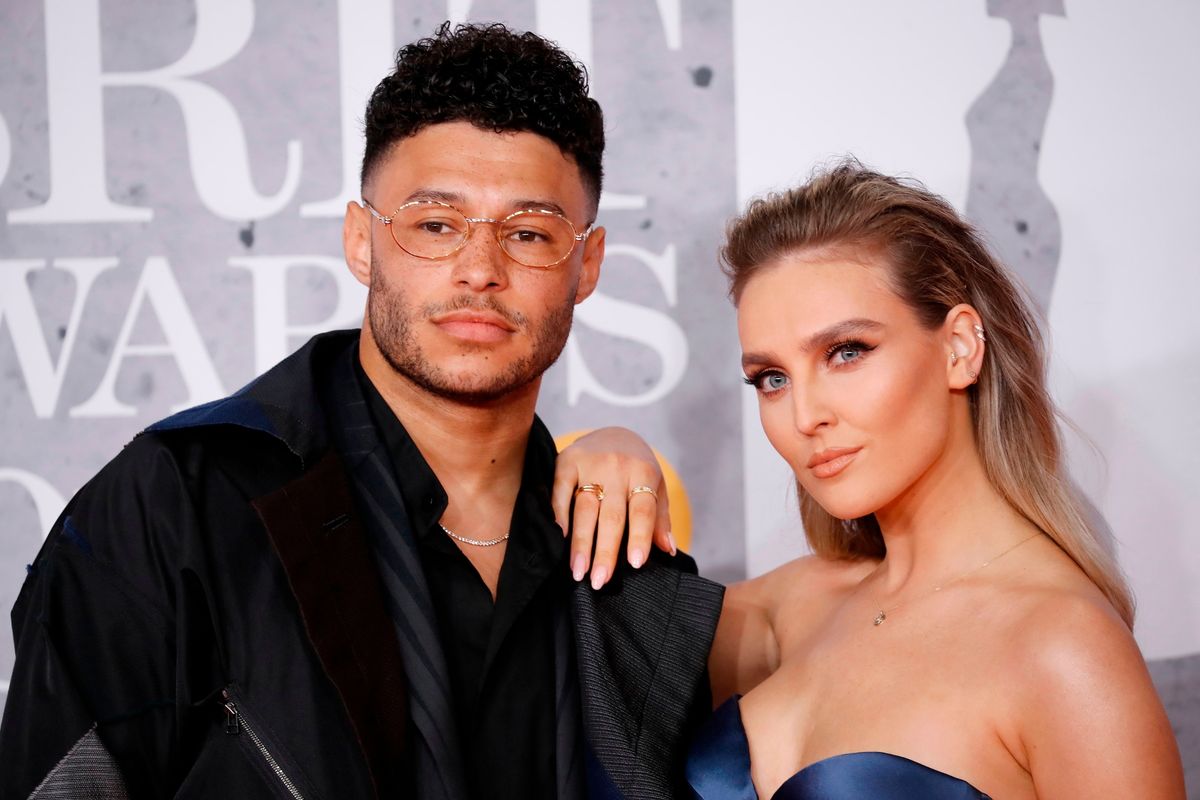 Alex Oxlade-Chamberlain and Perrie Edwards
