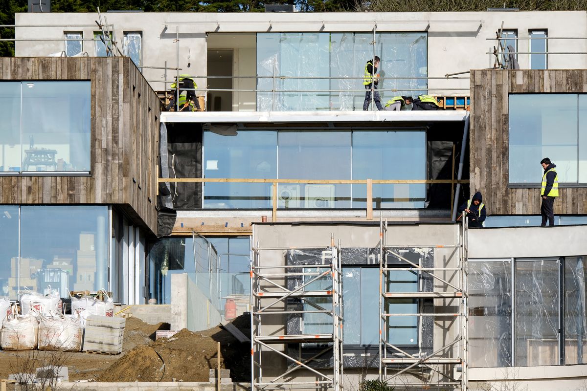 Work continues on Gordon Ramsey's house in Rock.