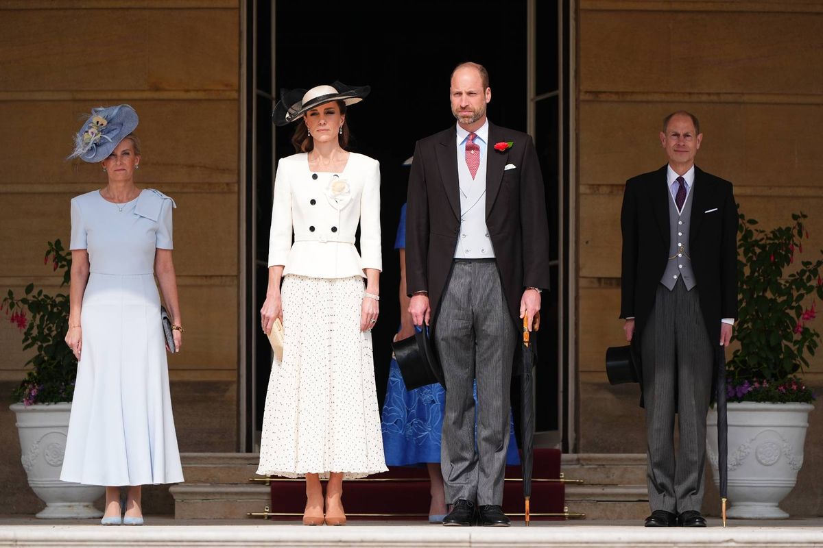 The Duke and Duchess of Edinburgh also joined the Prince and Princess of Wales 