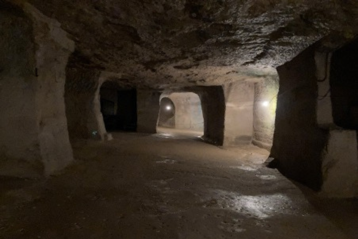 The Tunnel Network in Beer Quarry Caves
