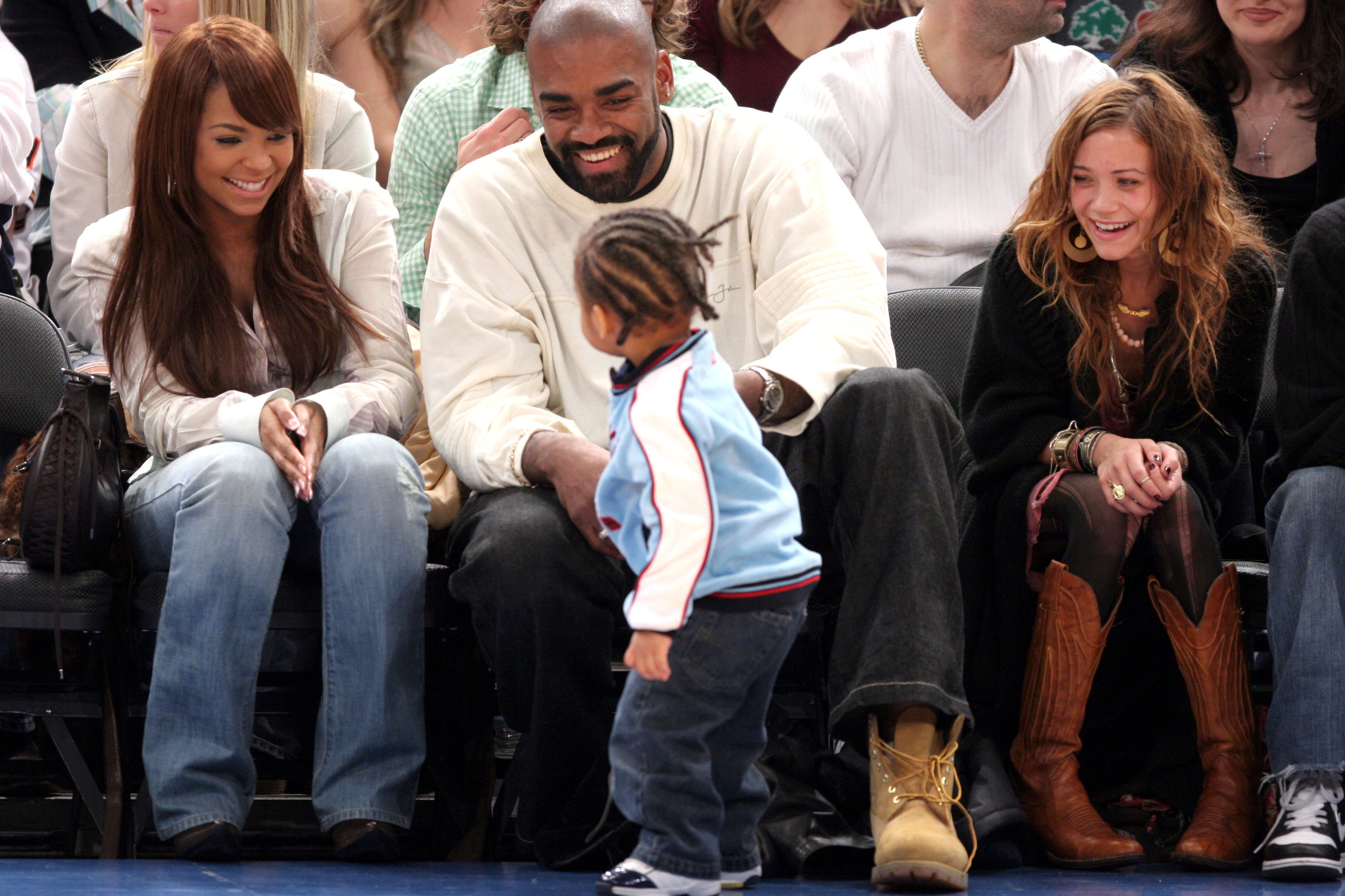 Celebrities Attend Boston Celtics vs New York Knicks Game - March 23, 2005