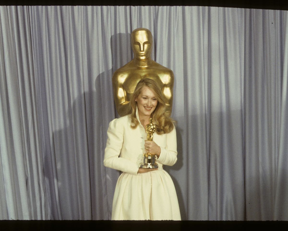 Meryl Streep with her Best Supporting Actress Oscar in 1980.Credit: ABC Photo Archives/Disney General Entertainment Content via Getty Images