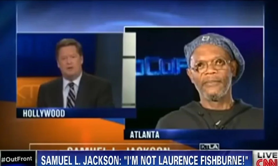 Samuel Jackson on KTLA 5 in 2014Credit: KTLA5 via CNN