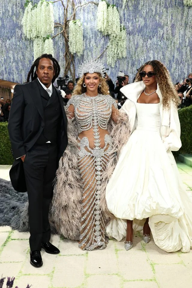 Jay-Z, Beyoncé, and Blue Ivy Carter attend the 2026 Met Gala in New York City on May 4, 2026.Credit: Getty Images