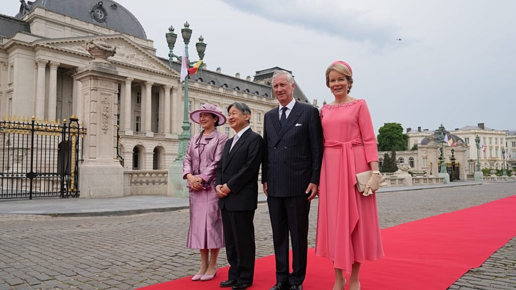 Japan’s emperor and empress arrive in Belgium for state visit Japan's emperor and empress arrive in Belgium for state visit