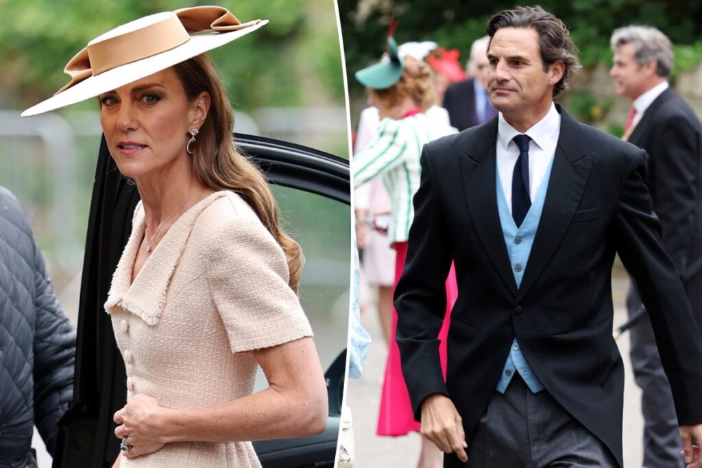 Kate Middleton crosses paths with ex Rupert Finch at family wedding