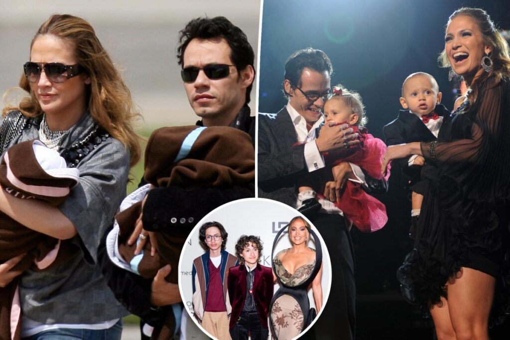 Jennifer Lopez throws shade at Marc Anthony as she jokes about raising twins 'with very little help'