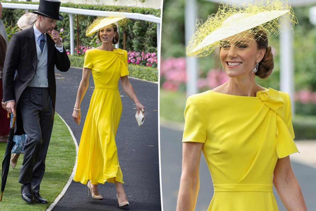 Kate Middleton steps out at Royal Ascot 2026 in sunny yellow dress Kate Middleton steps out at Royal Ascot 2026 in sunny yellow dress