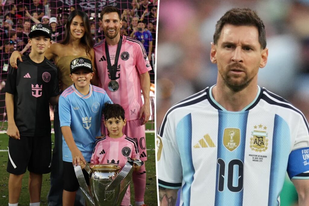 The family behind football legend Lionel Messi: Wife Antonela Roccuzzo and three sons The family behind football legend Lionel Messi: Wife Antonela Roccuzzo and three sons