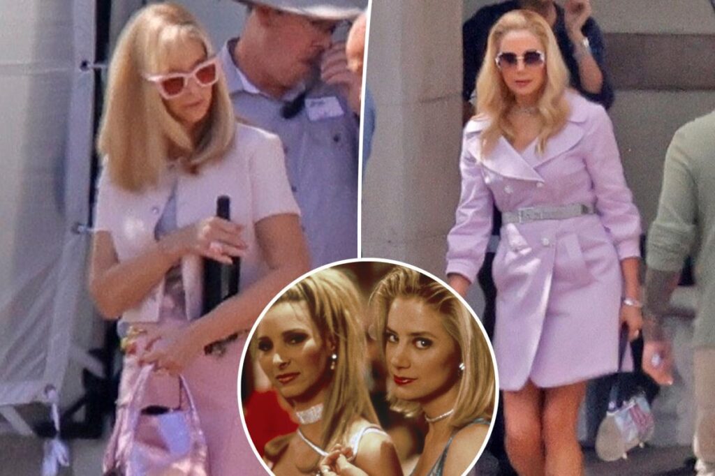 Lisa Kudrow and Mira Sorvino spotted filming ‘Romy and Michele’ sequel Lisa Kudrow and Mira Sorvino spotted filming 'Romy and Michele' sequel