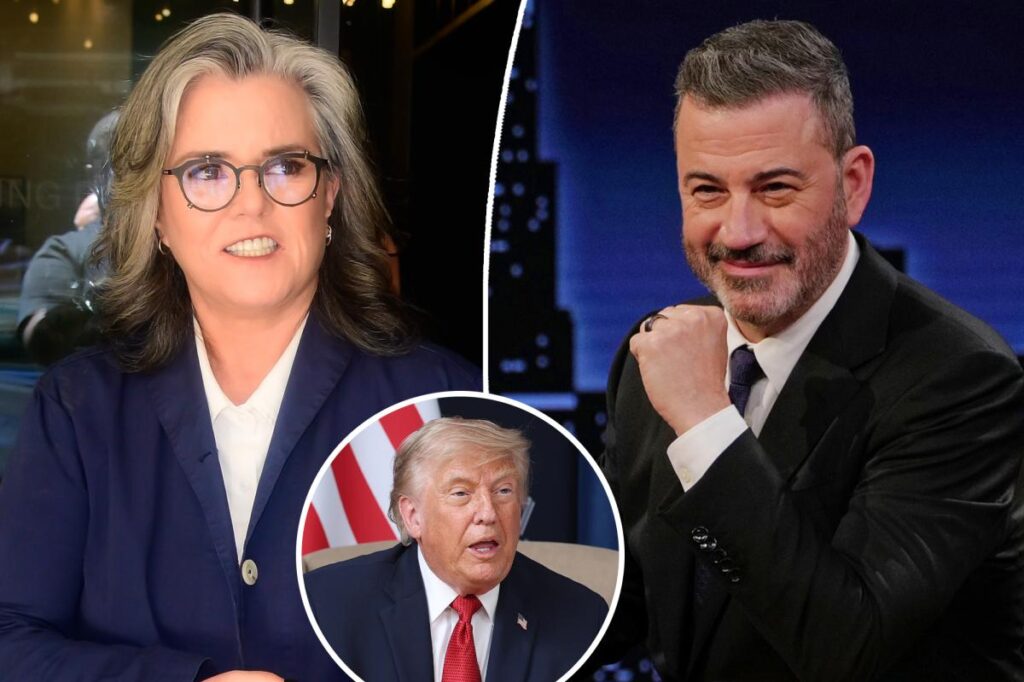 Jimmy Kimmel taps longtime Trump nemesis Rosie O’Donnell to replace him as he steps back from late-night show Jimmy Kimmel taps longtime Trump nemesis Rosie O'Donnell to replace him as he steps back from late-night show
