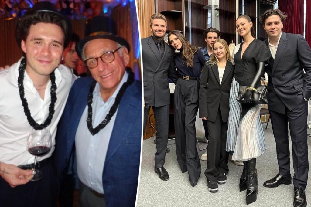 Brooklyn Beckham celebrates father-in-law's birthday amid family feud