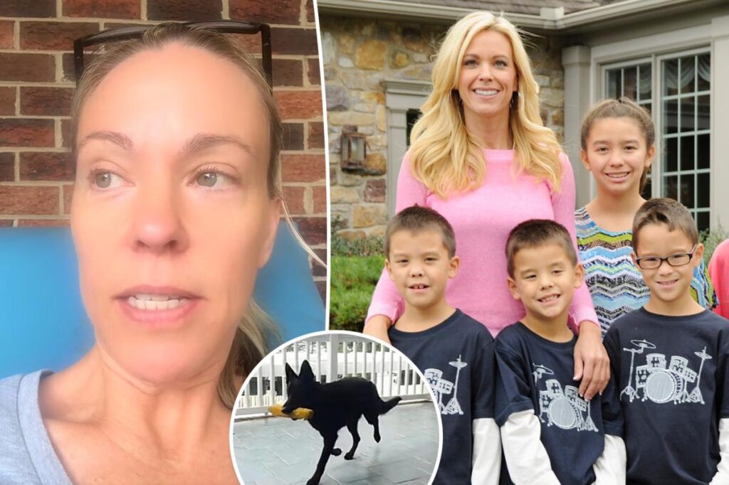 Kate Gosselin ignores drama surrounding son Collin's upcoming tell-all about childhood — talks rescue dog instead