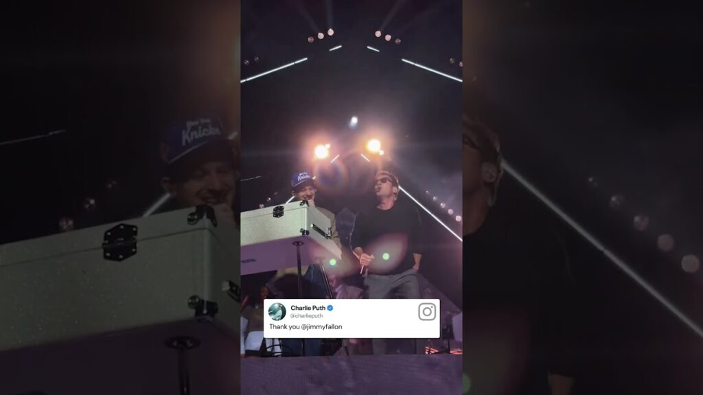 Jimmy Fallon made a surprise performance during Charlie Puth’s concert at MSG in NYC. (π₯: IG Jimmy Fallon made a surprise performance during Charlie Puth's concert at MSG in NYC. (π₯: IG