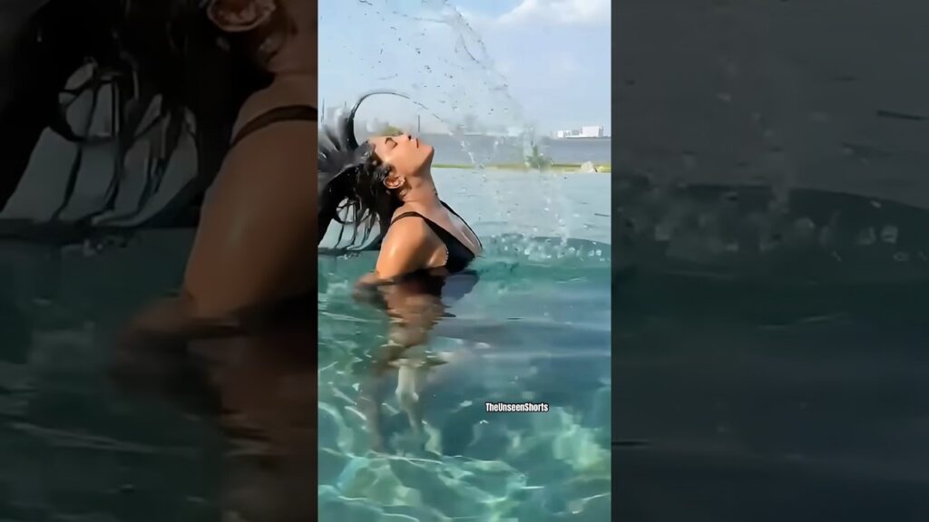 Priyanka Chopra Jonas🔥💦 soaking up vacation vibes by the swimming pool like a true queen 👑🌴
