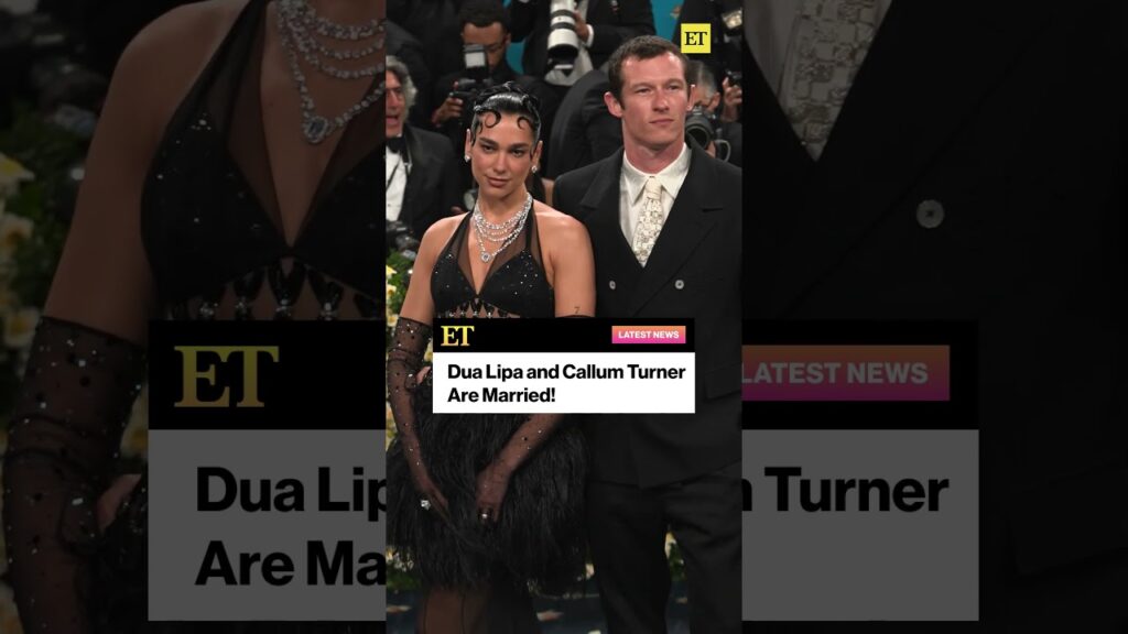 #dualipa and #callumturner are married!