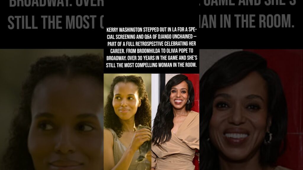 Kerry Washington Revisists Django Unchained — And Opens Up About Her Career! 🎬✨🖤 Kerry Washington Revisists Django Unchained — And Opens Up About Her Career! 🎬✨🖤
