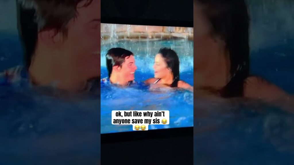 like dang 😂 #vanessahudgens #disneychannel #highschoolmusical2 #swimming