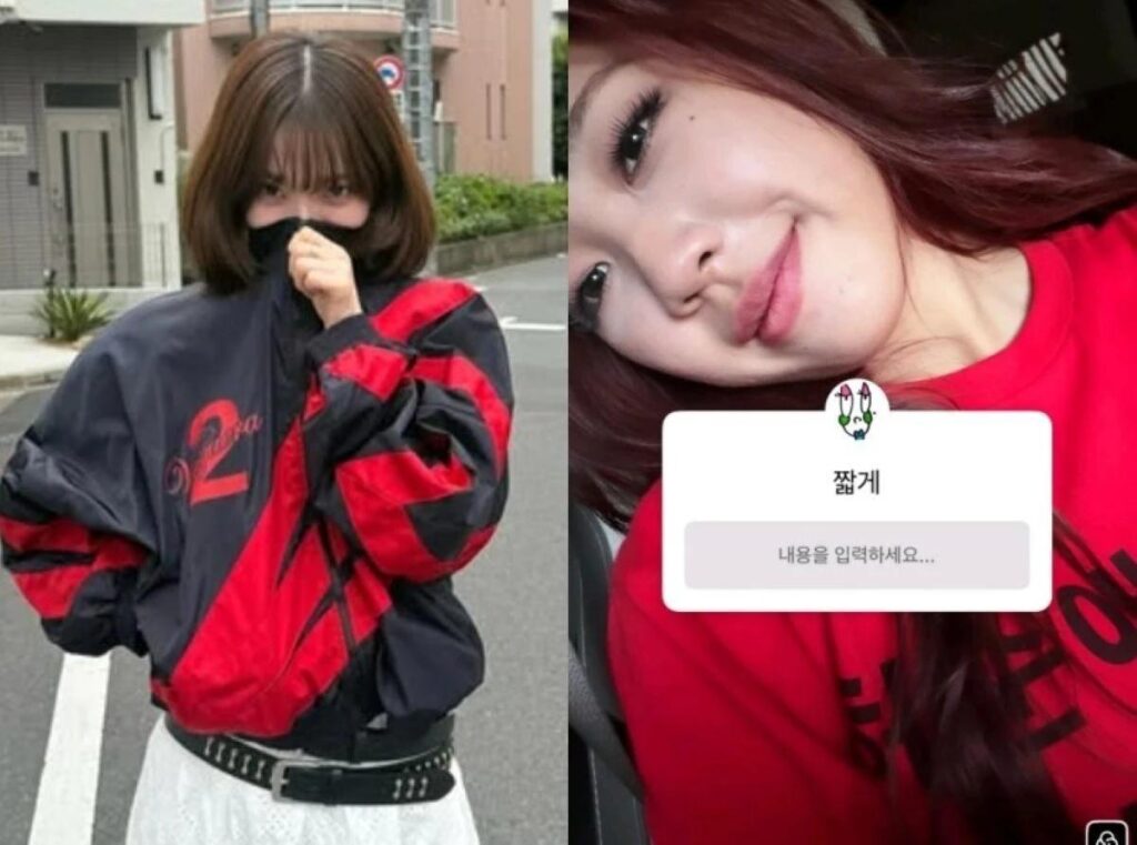 Karina, left, and Lee Young-ji / Captured from social media of each